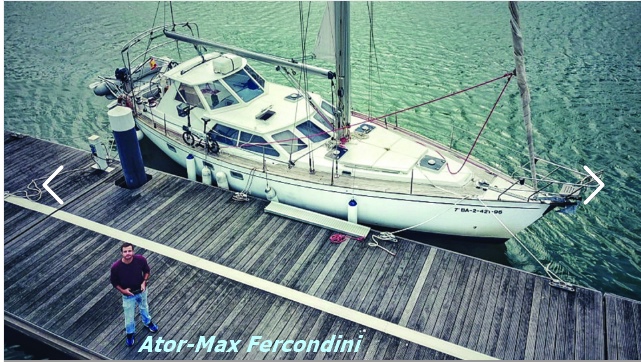 Famosos: Max Fercondini abandona carreira de ator e vive em barco em Portugal