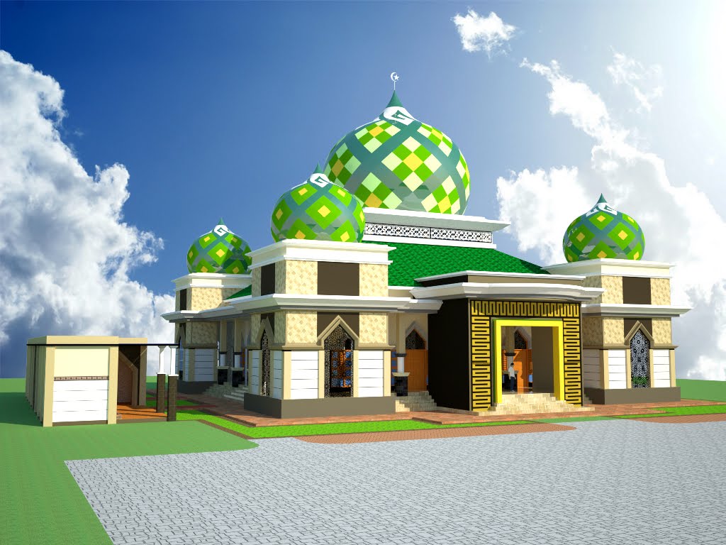 Penting 56 Kombinasi  Warna  Cat Masjid 
