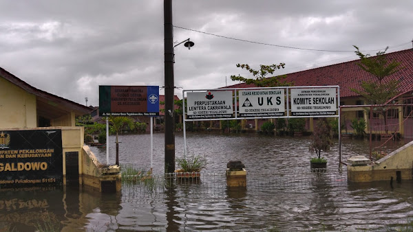 Hujan Deras, 13 Sekolah di Kabupaten Pekalongan Tergenang Banjir