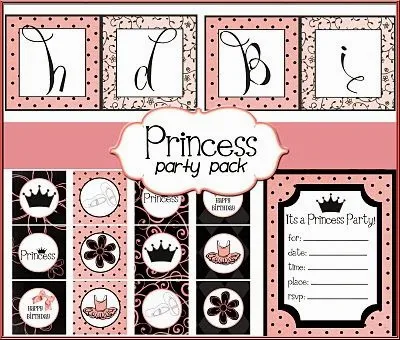 Funny Princess Free Printable Kit.