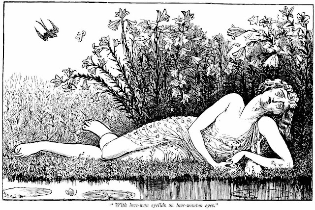 an 1898 George Du Maurier cartoon rediculing infatuation