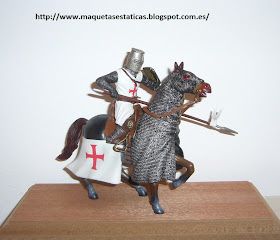 scale figure of a Knight Templar