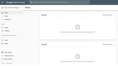 Menggunakan Google Search Console