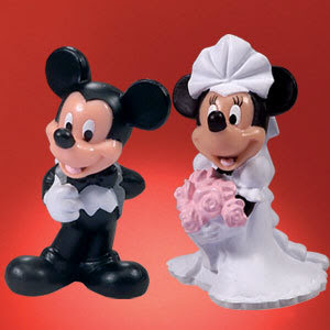 Mickey and Minnie Mouse Cake Topper