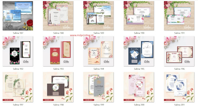 File Mockup / Katalog Digital Blangko Undangan Salma Full Album