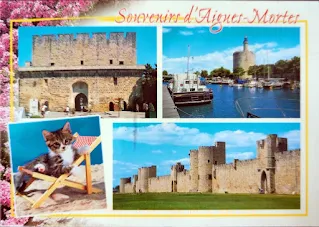 How to write a good postcard: Example postcard from Aigues-Mortes France
