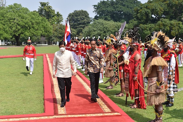 Presiden Jokowi Sambut Kunjungan Kenegaraan Presiden Ferdinand Marcos Jr di Istana Bogor