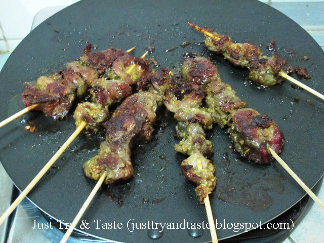 Resep Sate Hati Ampela Ayam Bumbu Serundeng  Just Try & Taste