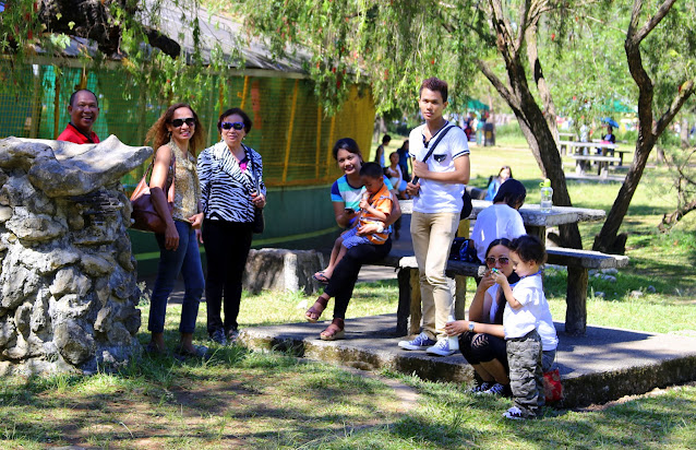 hanging out with friends and family at Burnham park