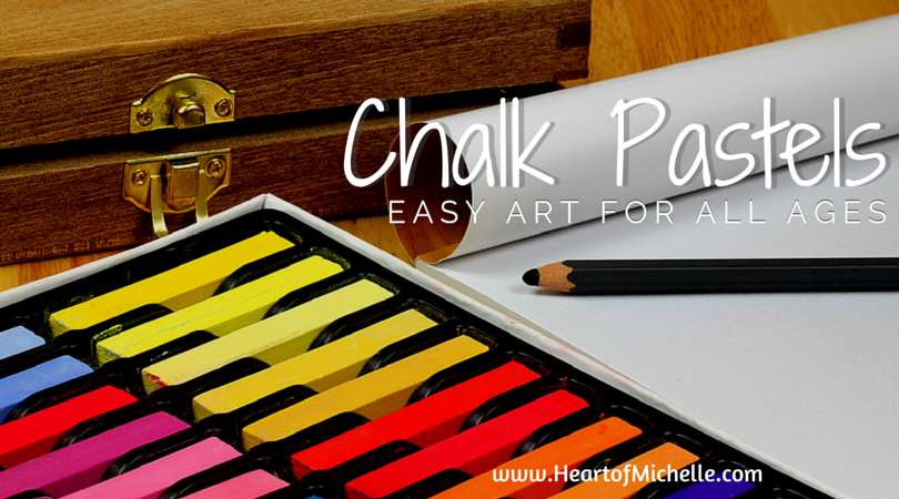 Chalk pastels are an easy and affordable medium for teaching homeschool art. www.apassionledlife.com