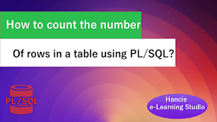 How to count the number of rows in a table using PL/SQL? - Responsive Blogger Template