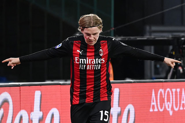 Jens Petter Hauge, pemain muda asal Norwegia yang saat ini membela AC Milan