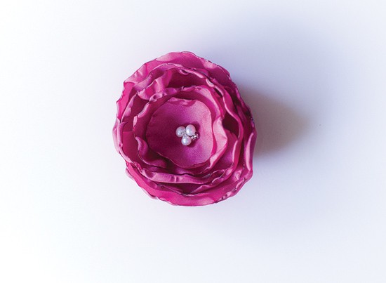 Elegant Satin Flower Pin Tutorial