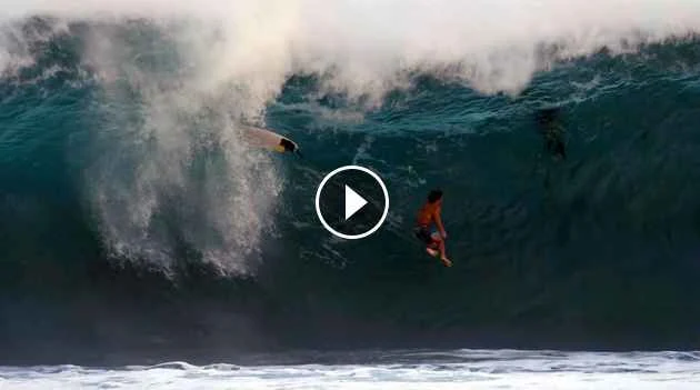 Crashes and Burns Wipeouts at Silverbacks Teahupoo and Pipe
