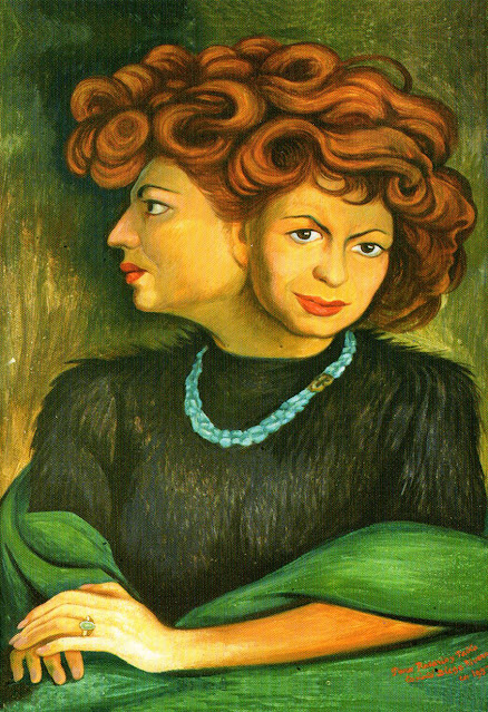 Retrato de Matilde Urrutia pintado por Diego Rivera
