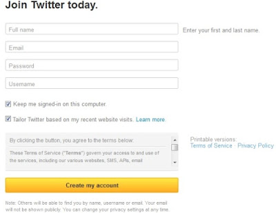 cara membuat twitter Cara Membuat Twitter Akun Baru