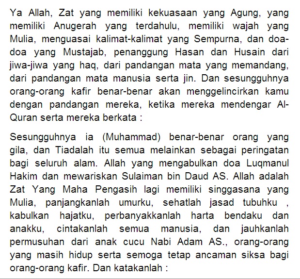 Bacaan Doa Nurbuat, Bahasa Arab, Latin, Khasiat & Artinya