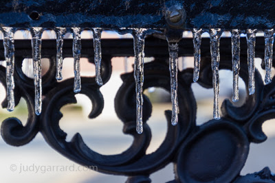 Wrought iron and icicles