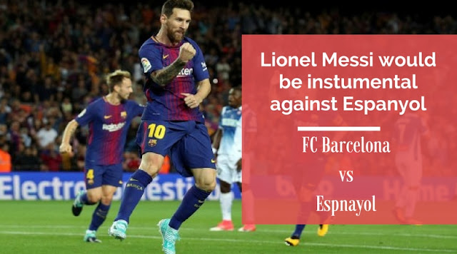 Lionel Messi would be instrumental for Barca in their second leg tie against Espanyol in Copa Del Rey