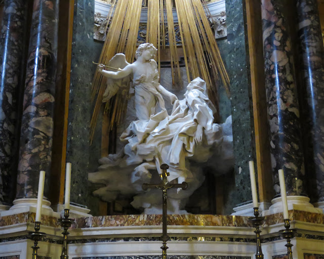 Ecstasy of Saint Teresa by Gian Lorenzo Bernini, Santa Maria della Vittoria, Via Venti Settembre, Rome