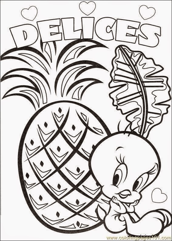 Download Coloring Pages: Tweety Bird free printable coloring pages ...