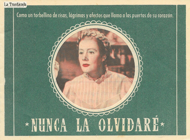 Nunca la Olvidaré - Programa de Cine - Irene Dunne - Barbara Bel Geddes - Oscar Homolka