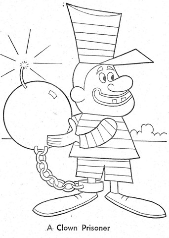 palhaço-colorir-Clowns To Color-coloring page-00013