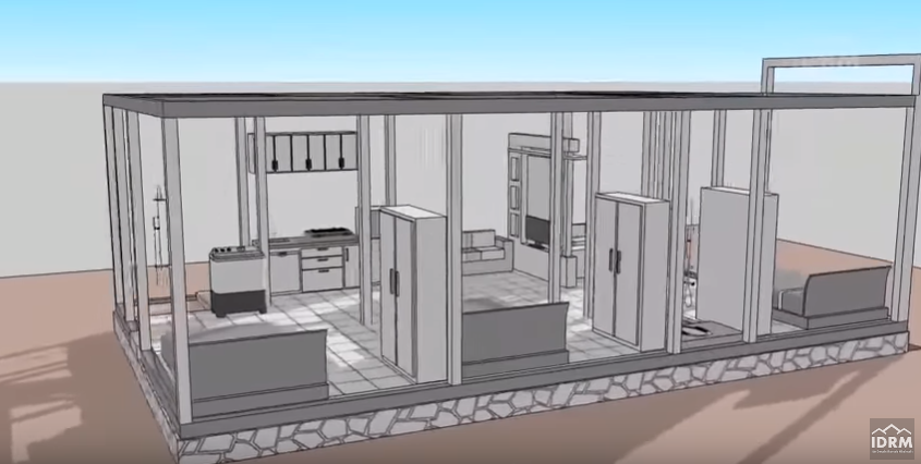  Desain  dan Denah Rumah  Minimalis  Sederhana  6x10  meter  3  Kamar  Tidur