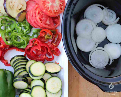 Ratatouille na crockpot