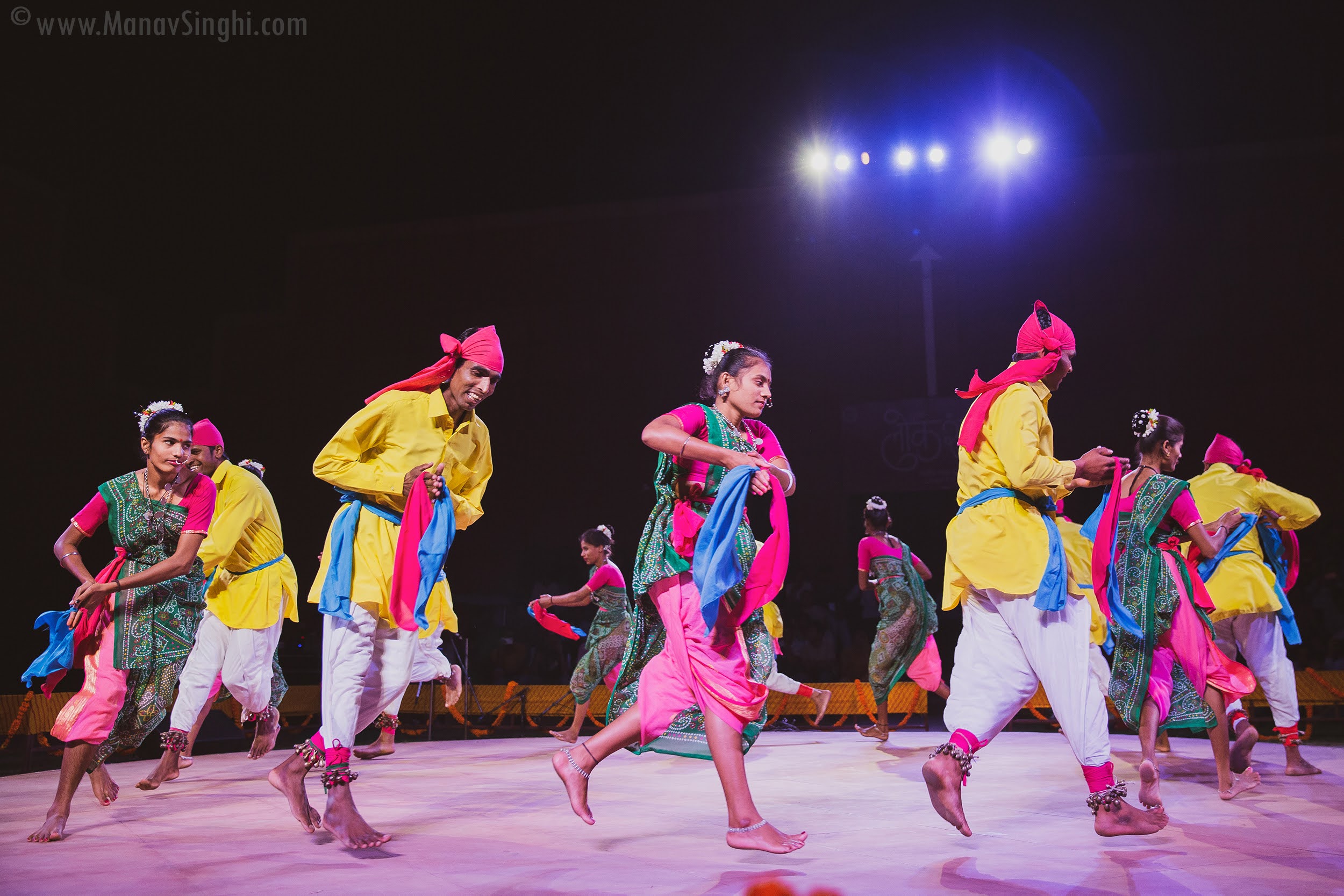 Dangi Dance of Kunbi Tribe Gujarat at Lokrang Jaipur