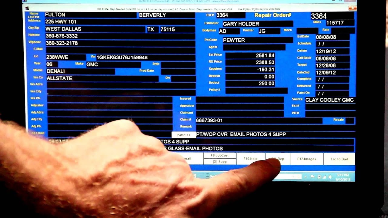 Body Shop Estimating Software