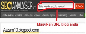 Optimalkan blog dengan bantuan SEOAnalyser