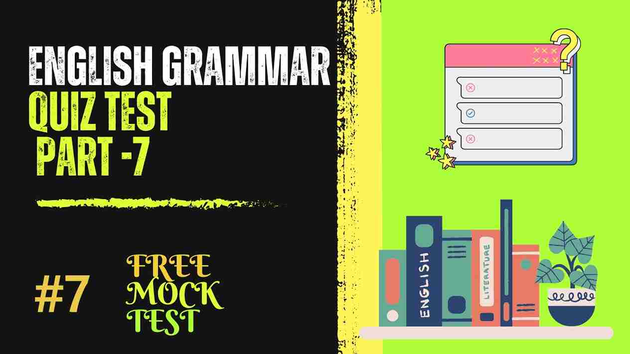 English Grammar Quiz for Competitive