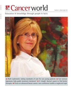 Cancer World 41 - March & April 2011 | TRUE PDF | Bimestrale | Medicina | Salute | NoProfit | Tumori | Professionisti
The aim of Cancer World is to help reduce the unacceptable number of deaths from cancer that is caused by late diagnosis and inadequate cancer care. We know our success in preventing and treating cancer depends on many factors. Tumour biology, the extent of available knowledge and the nature of care delivered all play a role. But equally important are the political, financial, bureaucratic decisions that affect how far and how fast innovative therapies, techniques and technologies are adopted into mainstream practice. Cancer World explores the complexity of cancer care from all these very different viewpoints, and offers readers insight into the myriad decisions that shape their professional and personal world.