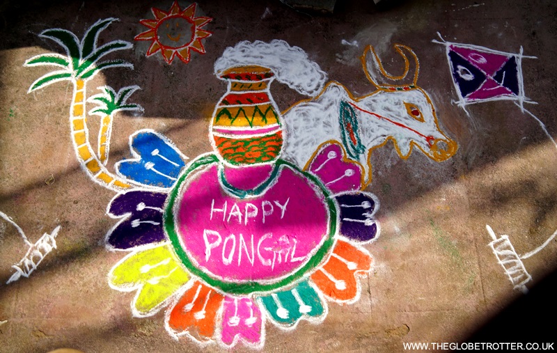 Kolam for Pongal Festival