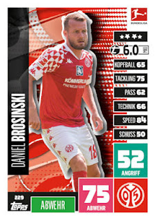 Topps Match Attax Bundesliga 2020-2021 1.FSV Mainz 05 Set