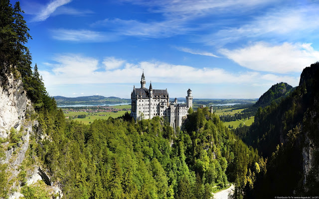 Castillo Neuschwanstein, Alpes de Baviera, Alemania