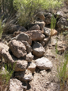 Volcanic Rock from Pueblo Ruins - Otowi