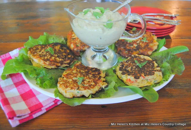 Mexican Corn Cakes With Avocado Cream at Miz Helen's Country Cottage