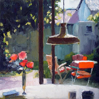 Small Courtyard by Liza Hirst