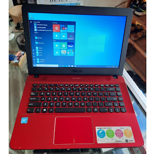 Jual Laptop ASUS X441NA ( Celeron N3350 ) Fullset