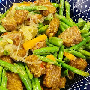 Resipi Sayur Kacang Panjang Goreng Dengan Tempe dan Suhun