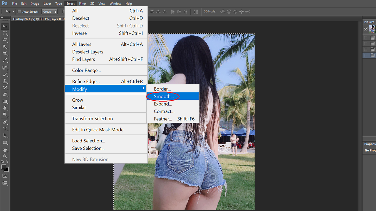 Cách tạo ảnh bo tròn góc trên Photoshop