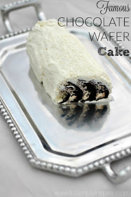 Famous Chocolate Wafer Cake by To Simply Inspire