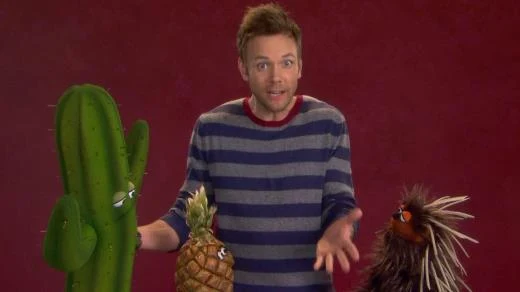 Joel McHale is celebrity guest in Sesame Street Episode 4279. Joel McHale is a stand-up comedian and actor.