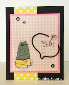 Cheese card by Samantha Mann for Inky Paws Challenge #3