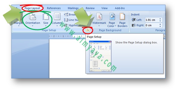 Cara Membuat Ukuran Kertas Foliof4 Di Microsoft Word Cara