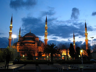 Istanbul - Blue Mosque at sunset