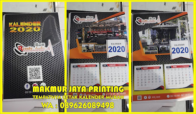 tempat cetak kalender meja 2020, cetak kalender dinding 2020 harga murah