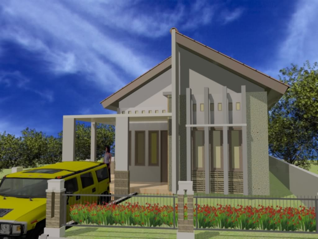 Model Rumah Minimalis Atap Segitiga Desain Rumah Modern